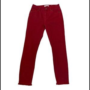 Ann Taylor Loft Red jeans Size 24